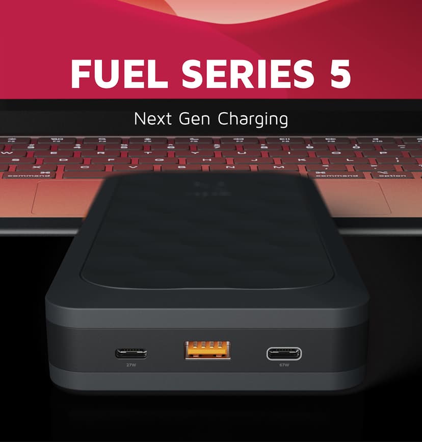 Xtorm Fuel Series 45000 mAh 67W - Sort 45000mAh Sort