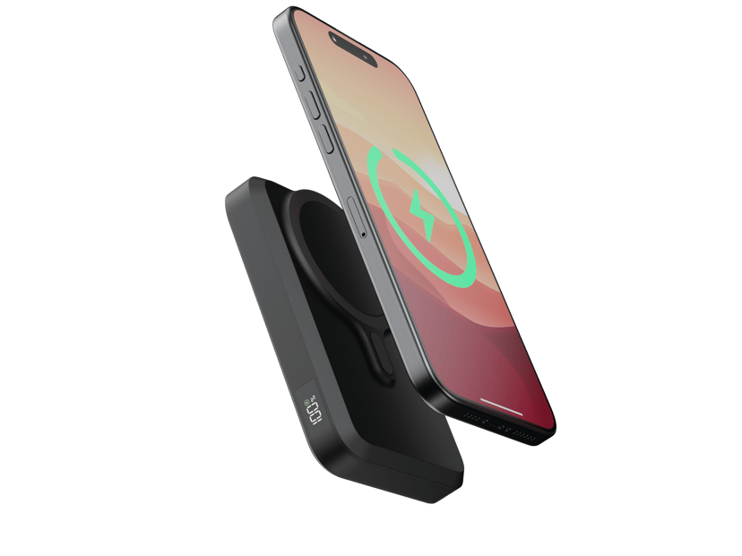 Xtorm Magnetisk trådløs powerbank 10 000 mAh - Svart 38.5, 10000Wh Svart