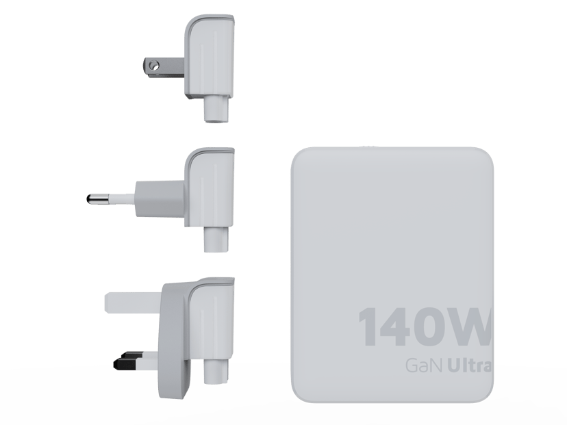 Xtorm GaN-Ultra Rejseoplader 140W 2m Hvid