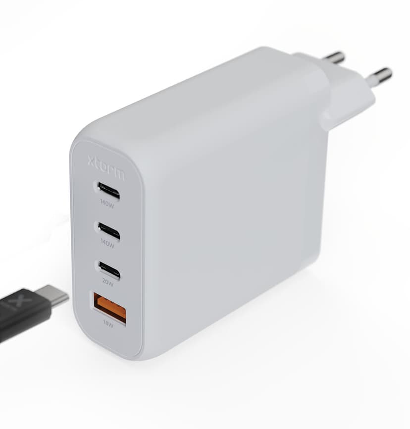 Xtorm GaN2 Ultra Kotilaturi 140 W Valkoinen