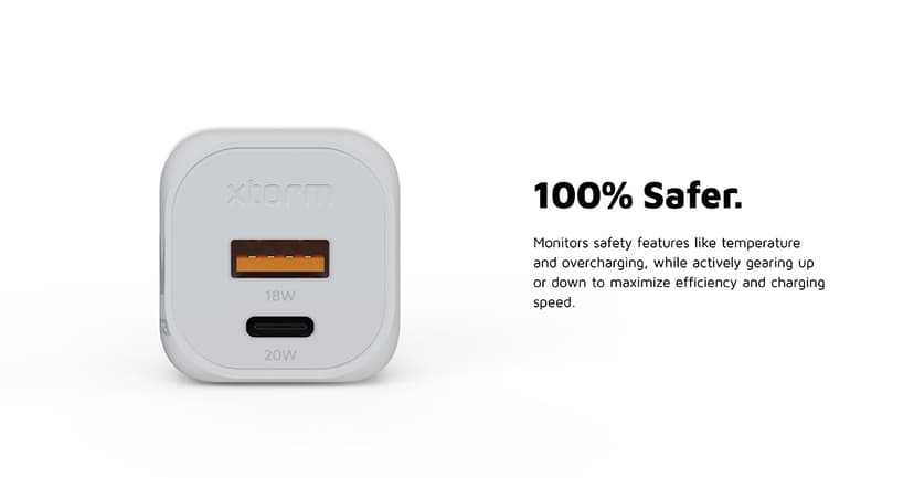 Xtorm GaN2 Ultra Seinä Laturi 20W Valkoinen Valkoinen