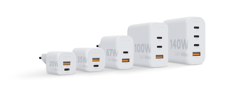 Xtorm GaN2 Ultra Väggladdare 67W Vit Vit