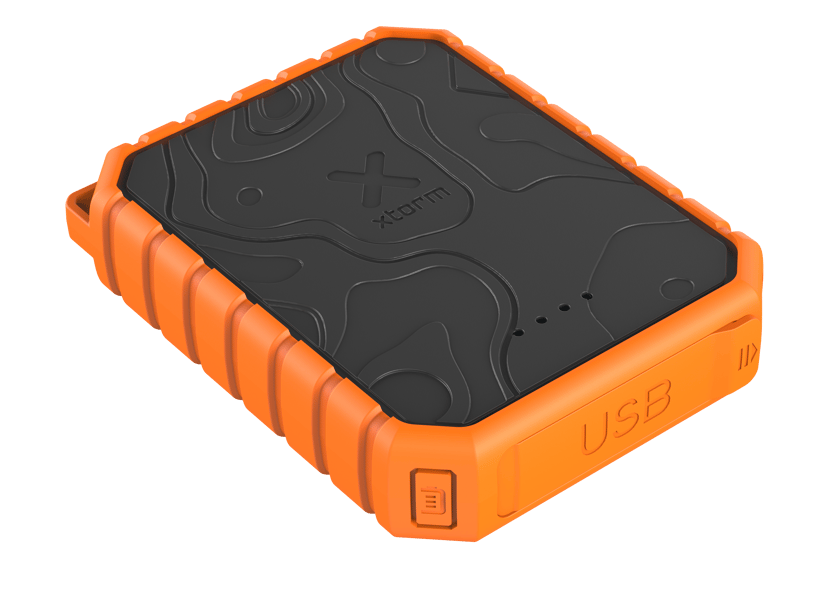 Xtorm Robuuste Powerbank 20W 10.000mAh 10400mAh Oranje, Zwart