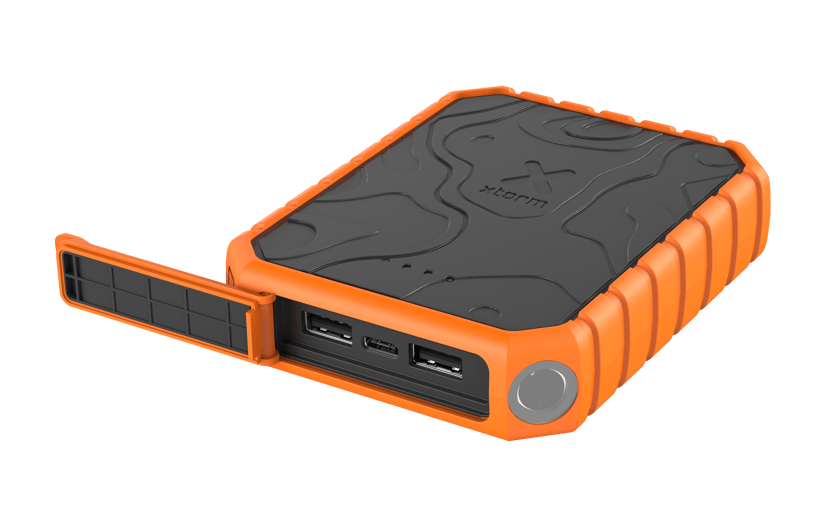 Xtorm Robuuste Powerbank 20W 10.000mAh 10400mAh Oranje, Zwart