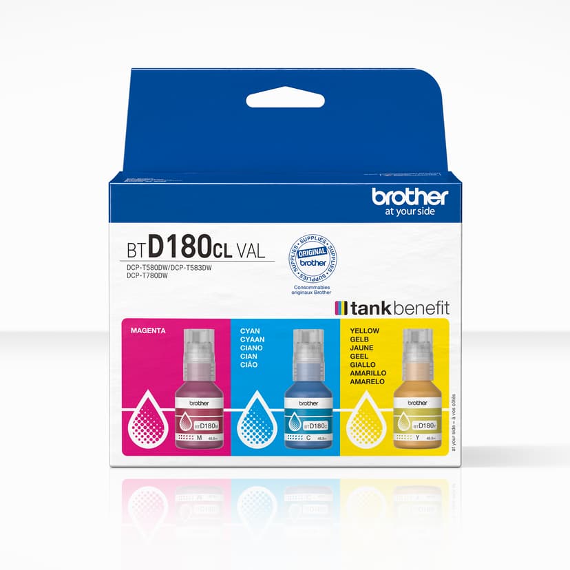 Brother Mustepaketti (Syan/Magenta/Keltainen) 180 CL VAL 5K