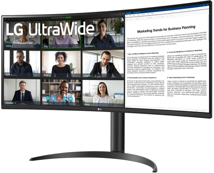 LG 34WR55QK-B 34" 3440 x 1440pixels VA 21:9 100Hz