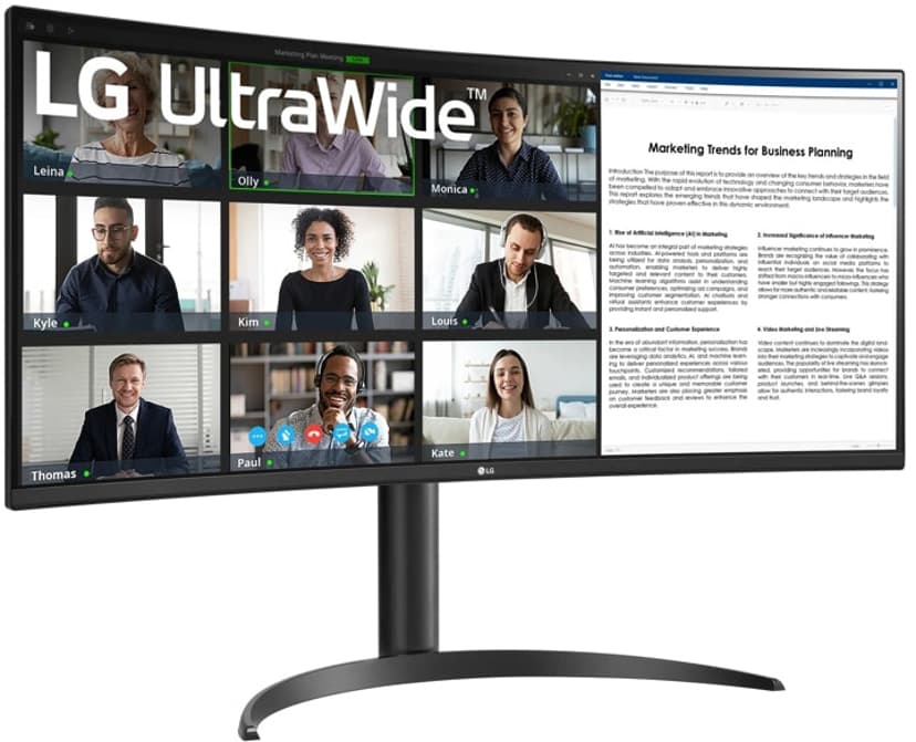 LG 34WR55QK-B 34" 3440 x 1440pixels VA 21:9 100Hz