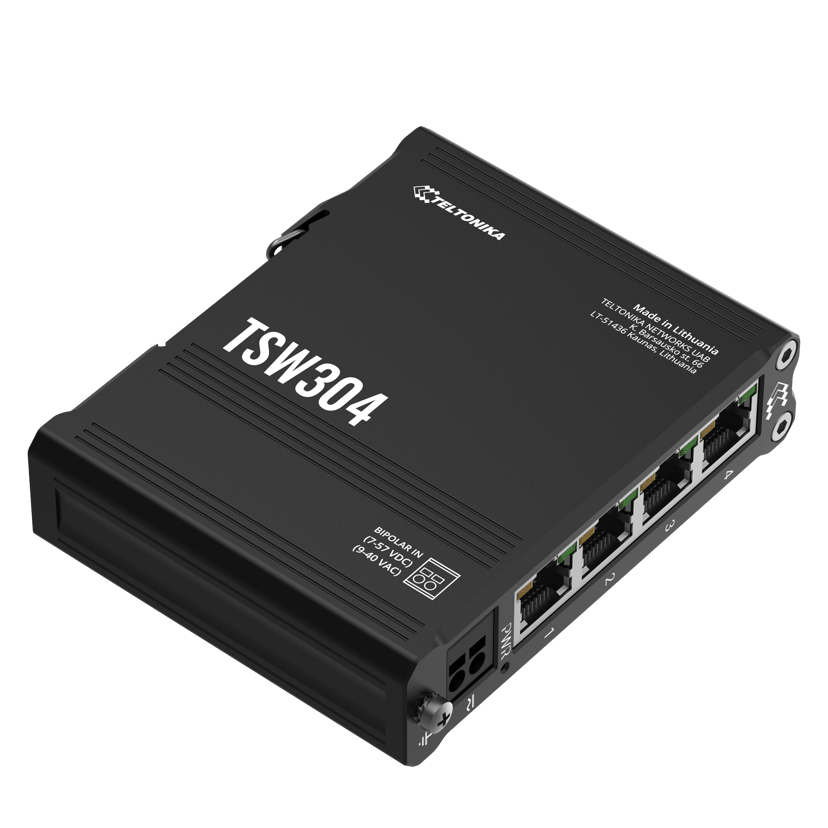 Teltonika TSW304 4-Port DIN Switch