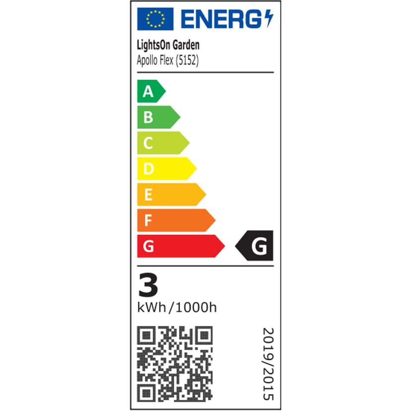 LightsOn Apollo Flex Hagebelysning 11/112 cm Mørk Grå
