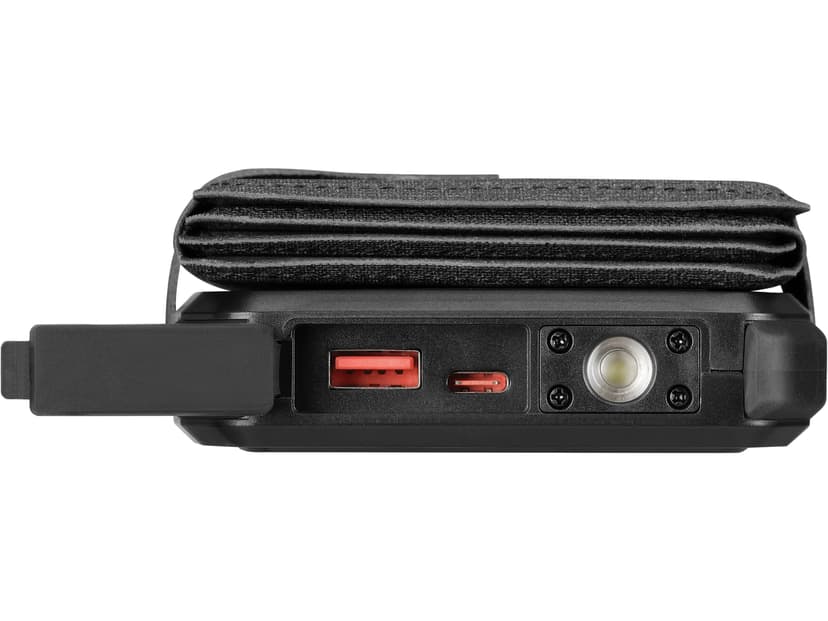 Sandberg Sol Powerbank med 5 paneler 10000mAh 37, 10000Wh Svart