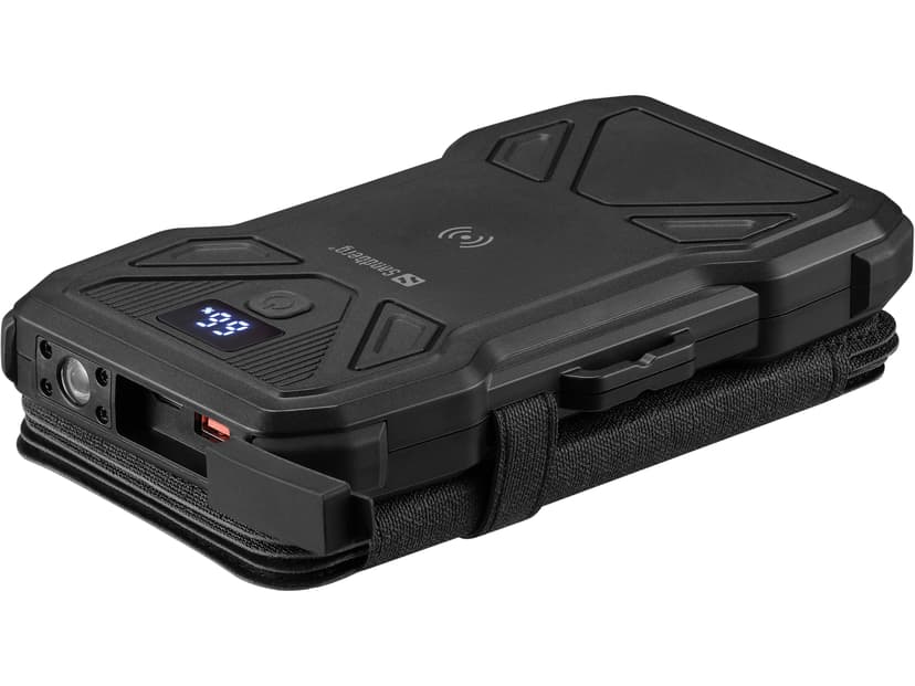 Sandberg Aurinkopaneeli Powerbank 5-paneelia, 10000 mAh 10000, 37mAh Musta