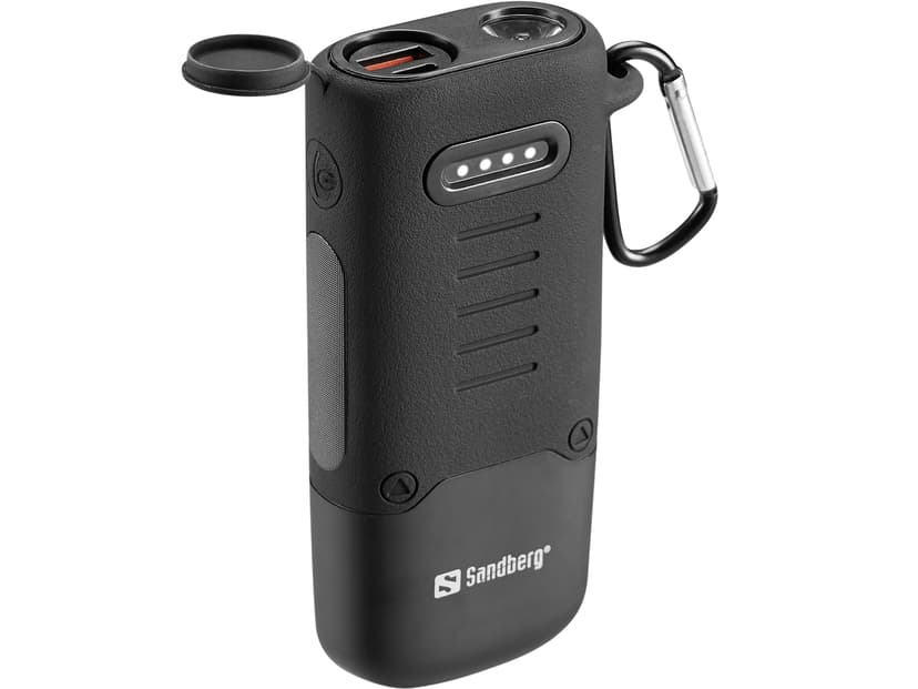 Sandberg Survivor Powerbank PD30W 10000mAh 10000, 36mAh Svart