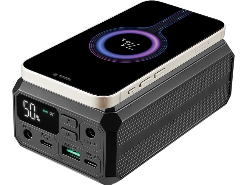 Sandberg Laptop Powerbank PD100W 27,000mAh 99.9, 27000Wh Svart