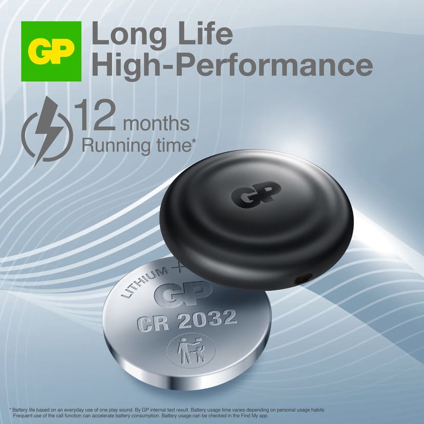 GP eTag Älykäs Seuranta - Musta