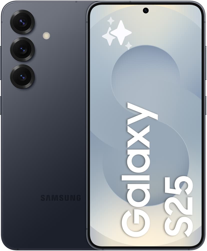 Samsung Galaxy S25 256GB Blå, Sort