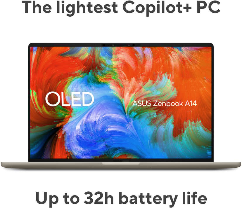 ASUS Zenbook A14 Qualcomm Snapdragon X Elite 32GB 1000GB 14"