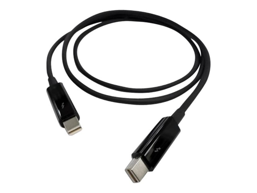 QNAP 1.0m Thunderbolt 2 Cable 1m Svart