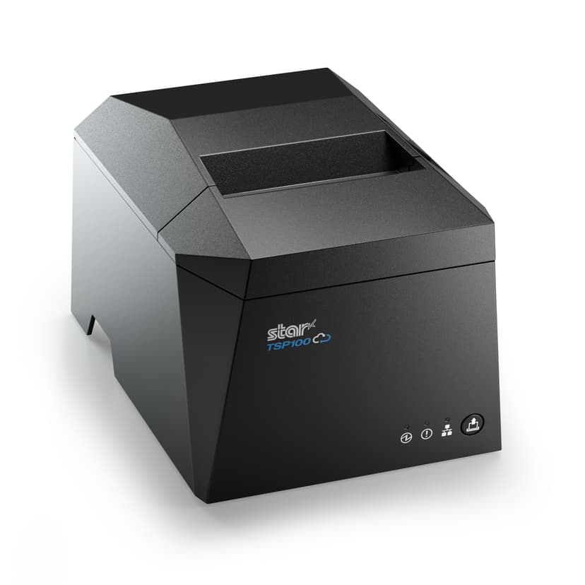 Star TSP 143IV UE USB/LAN Kuittiprinteri Leikkurilla Harmaa