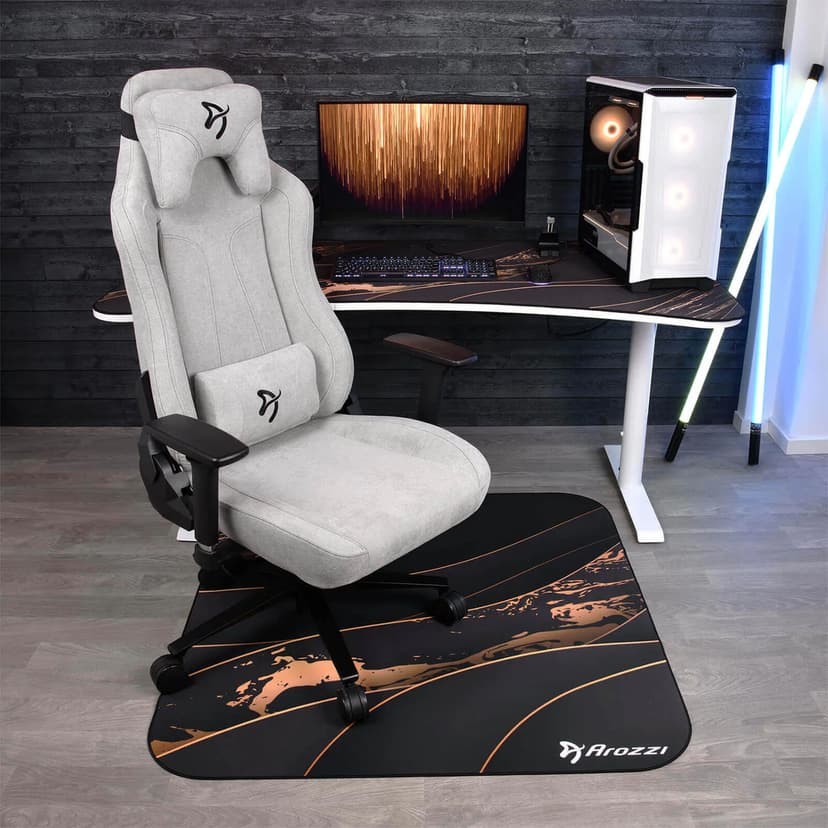 Arozzi Zona Square Floor Pad - Musta/Kulta