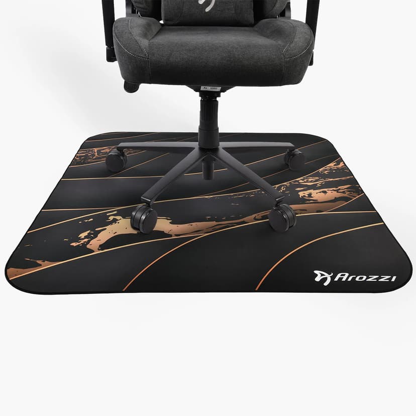 Arozzi Zona Square Floor Pad - Svart/Guld