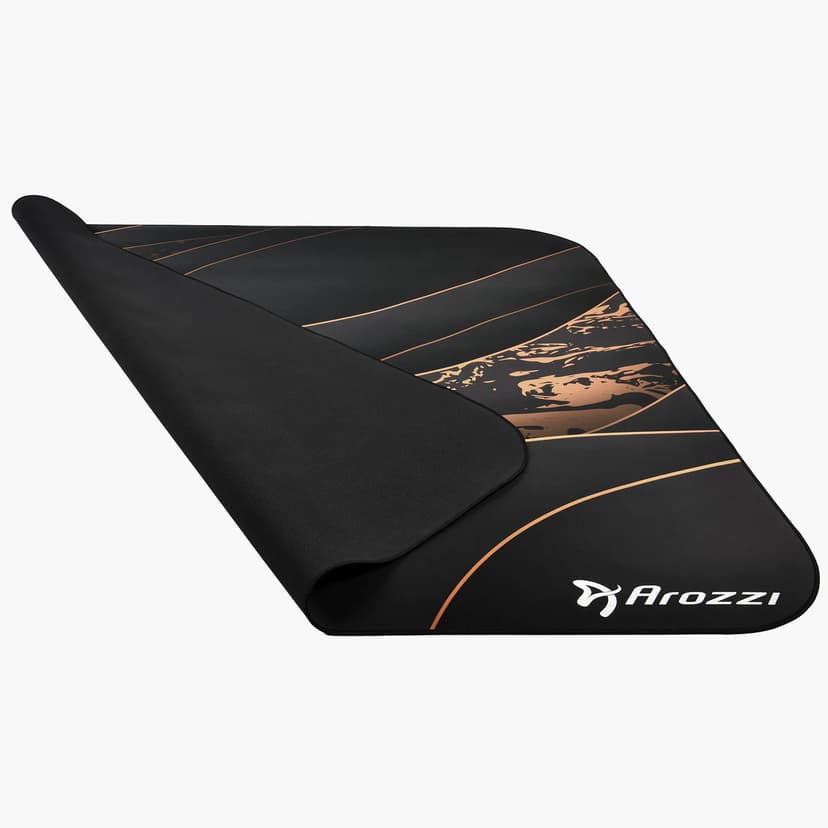 Arozzi Zona Square Floor Pad - Svart/Guld