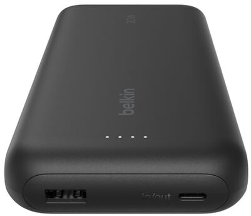 Belkin Powerbank PD 30W Integrated USB-C Cable 20000mAh Musta