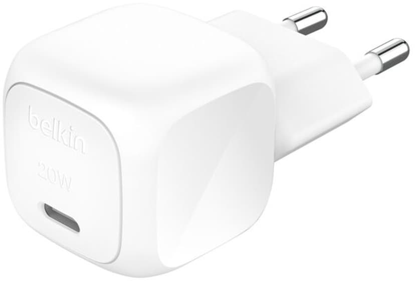 Belkin 20W USB PD Compact Wall Charger Valkoinen