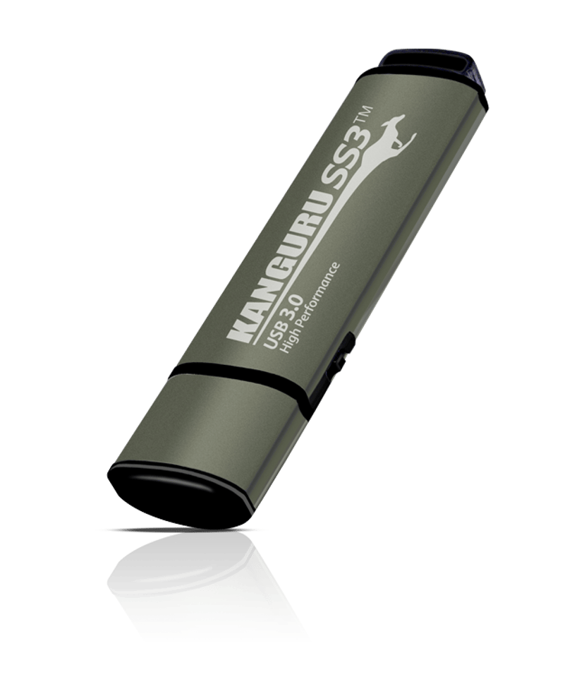 Kanguru Ss3 256GB USB 3.0 256GB USB Type-A Grön