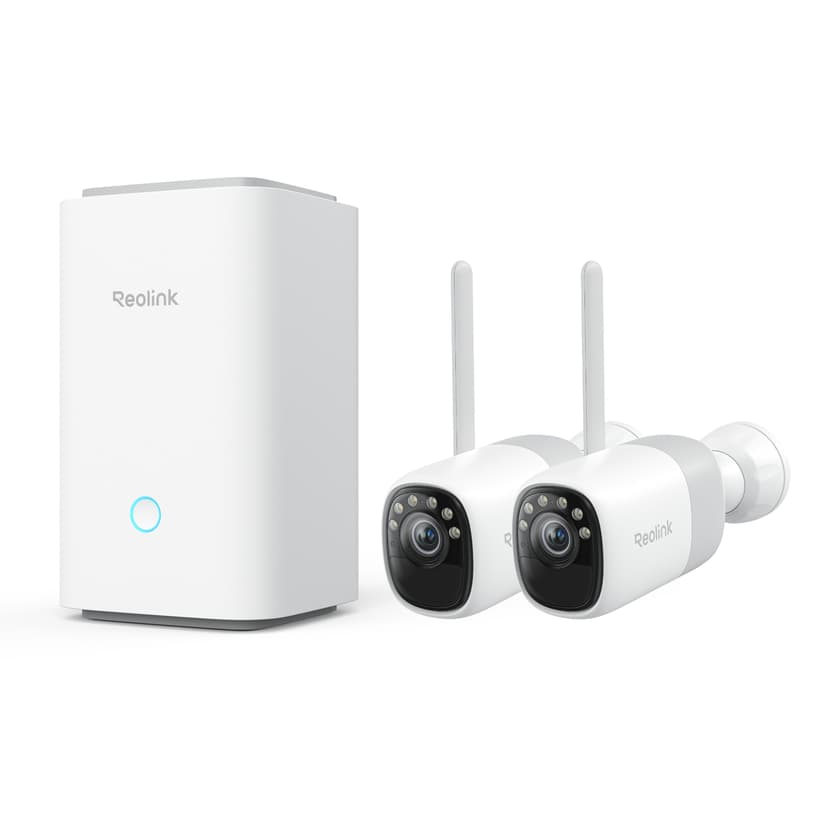 Reolink Home Hub + 2X Altas 2K 4MP Battery WiFi 6