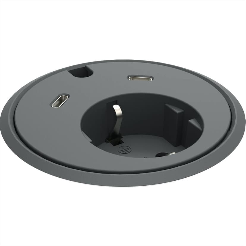 Forming Function Powerdot 17 1x Uttag Typ F / 2x USB-C - Svart