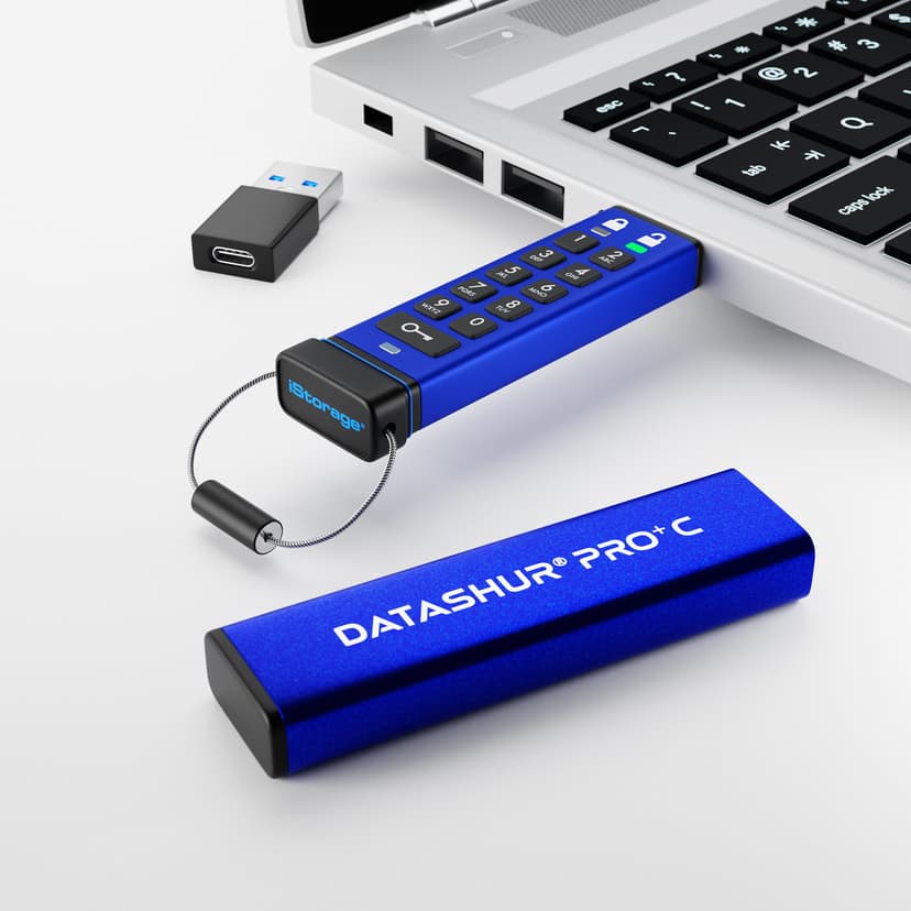 Istorage datAshur PRO+C 32GB USB-C Sininen