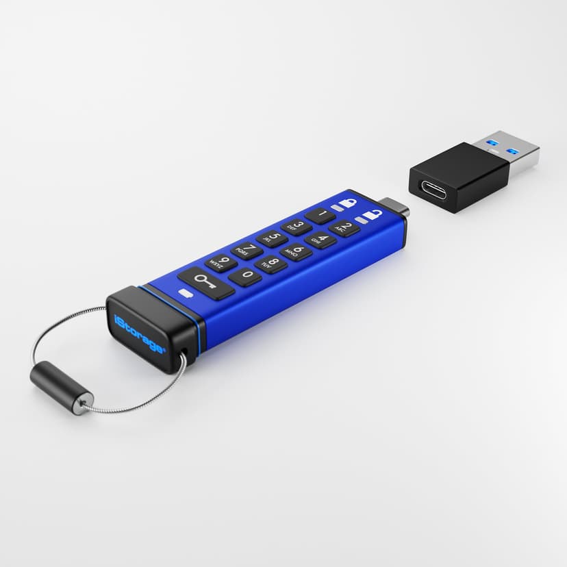 Istorage datAshur PRO+C 32GB USB-C Sininen