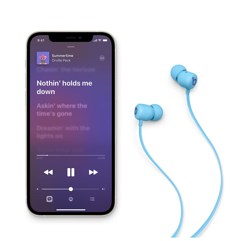 Apple Beats by Dr. Dre Flex Headset Trådlös I öra Samtal/musik Bluetooth Blå Stereo Blå