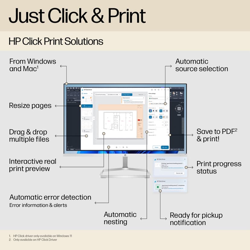 HP DesignJet T630 24" (61cm)