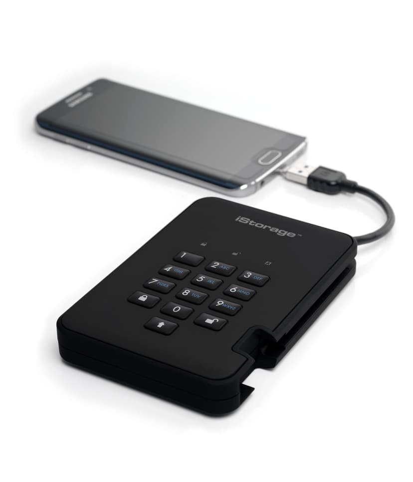 Istorage Diskashur2 256-BIT 1TB Svart