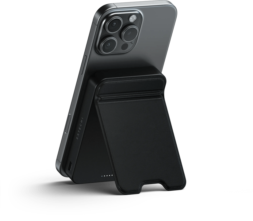 Satechi Qi2 Magnetic Powerbank With Stand 10000mAh Svart