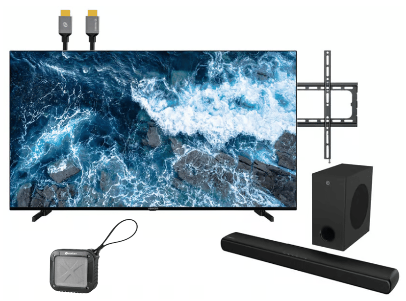 Voxicon VXV770UA 70" 4K Led Android TV  + Chromecast Konferenskit Deluxe