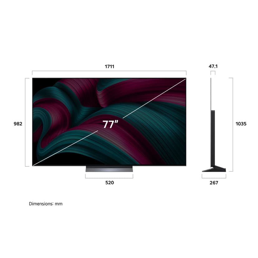 LG C5 77" 4K OLED Smart TV (2025)