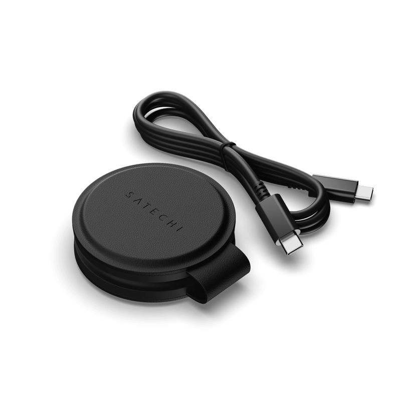 Satechi OntTheGo 2-in-1 Wireless Charger Musta