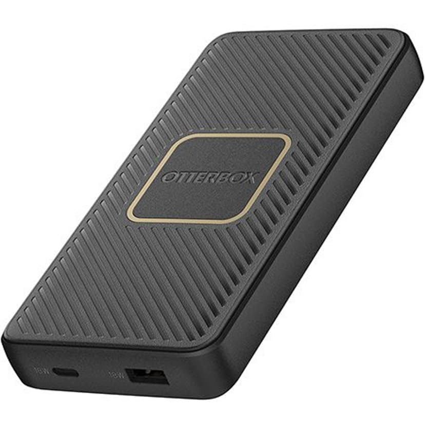 Otterbox Powerbank 10000mAh 18W USB A/C PD Trådløs (IQ) 10W Svart 10000mAh Svart