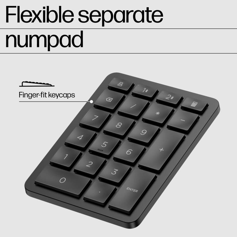 HP 965 ergonomisk trådløst tastatur Trådløs Nordisk