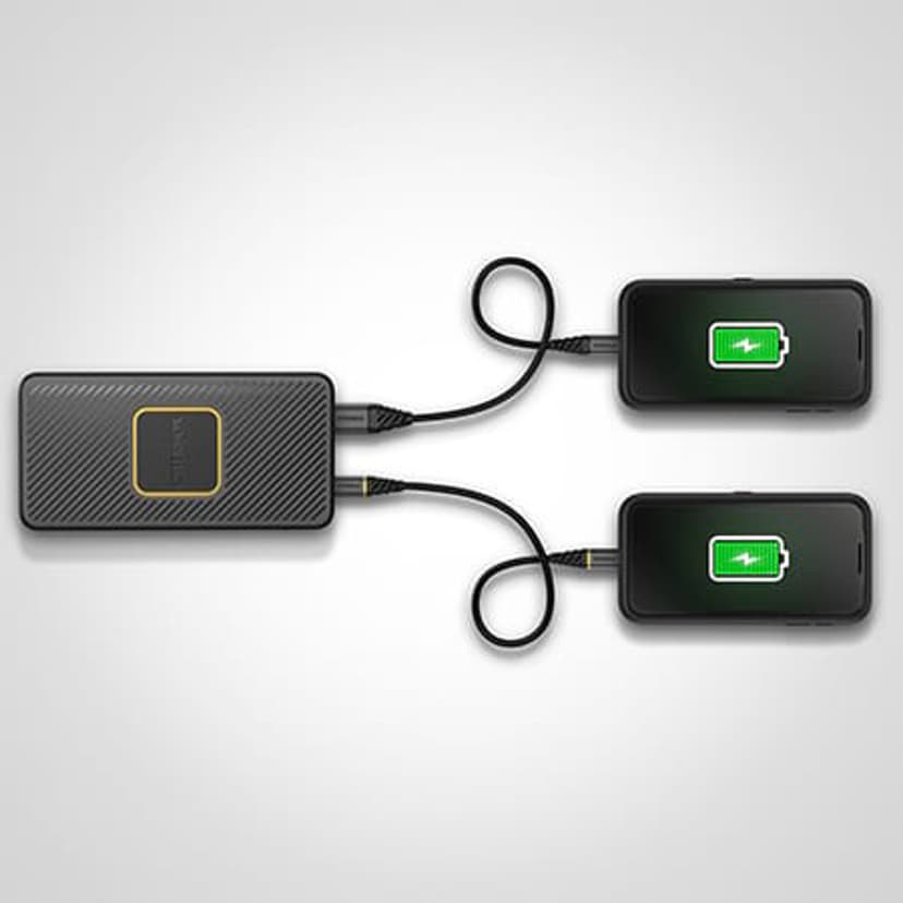 Otterbox Powerbank 15000mAh 18W USB A/C PD Trådlös (IQ) 10W Svart 15000mAh Svart