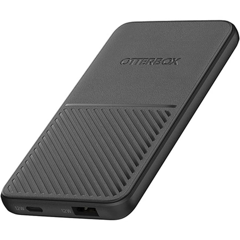 Otterbox Powerbank 5000mAh 12W USB A/C Musta 5000mAh Musta