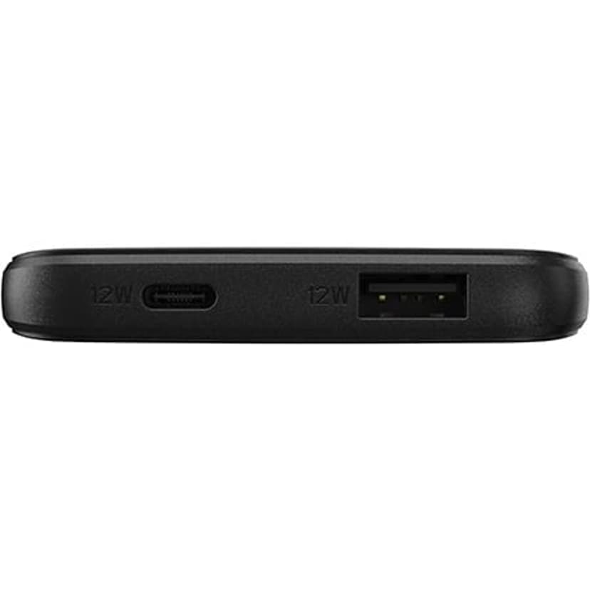 Otterbox Powerbank 5000mAh 12W USB A/C Musta 5000mAh Musta
