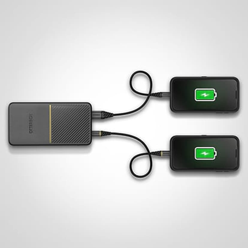 Otterbox Powerbank 15 000 mAh 18 W USB A/C PD, musta 15000mAh Musta