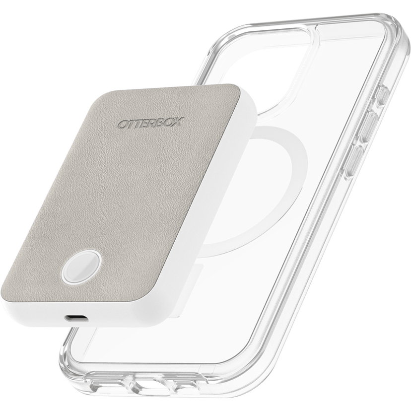 Otterbox Powerbank 5000mAh 7.5W USB-C Valkoinen MagSafe-yhteensopiva 5000mAh Valkoinen