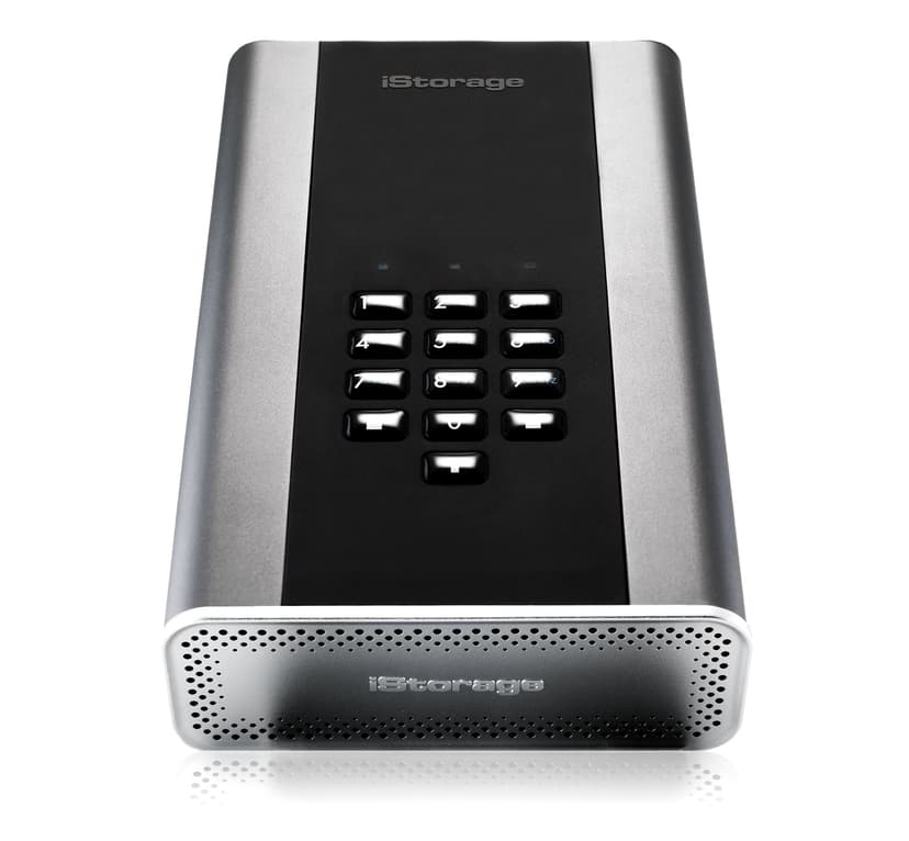 Istorage diskAshur  DT2 256-BIT 4TB NATO Classified Svart