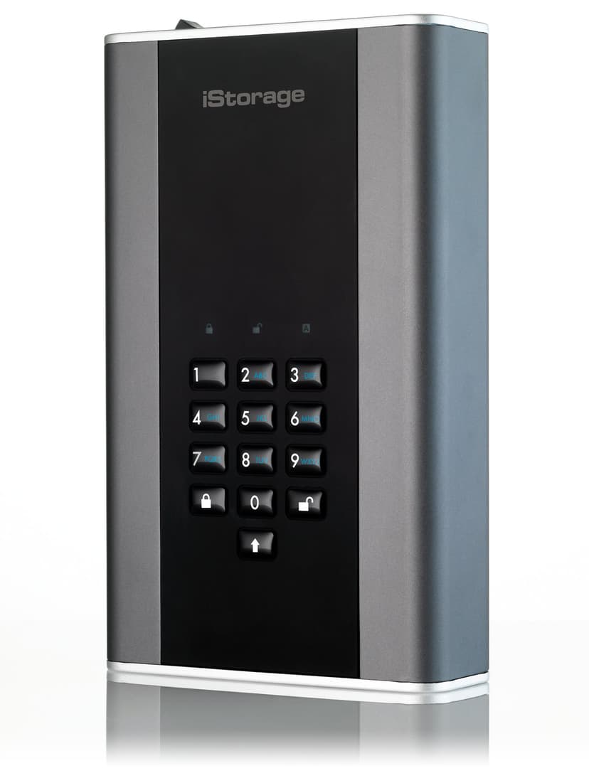 Istorage diskAshur DT2 256-BIT 14TB NATO Classified Svart