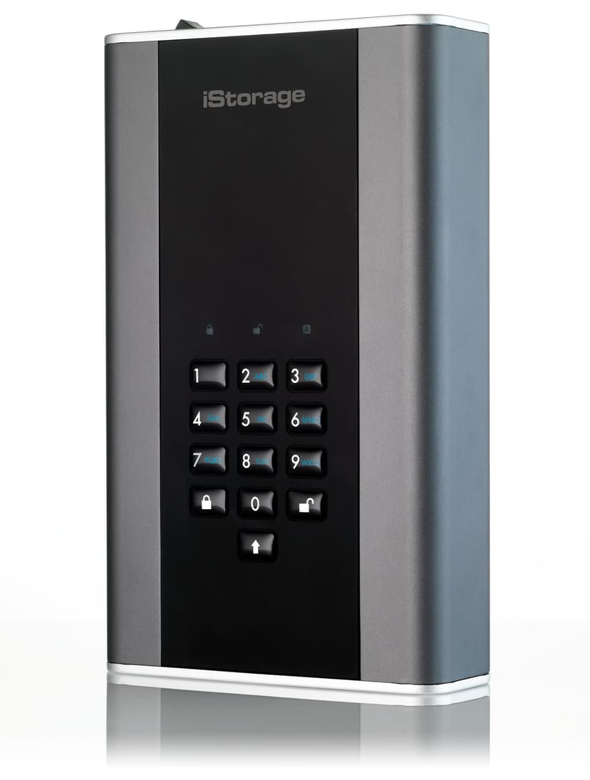 Istorage diskAshur DT2 256-BIT 18TB NATO Classified Svart