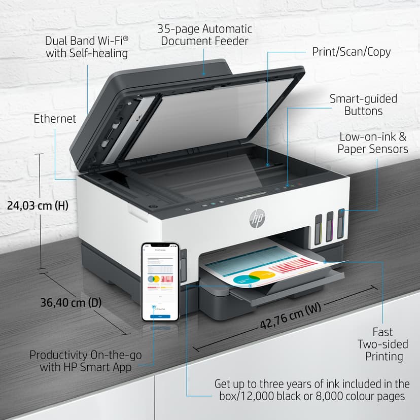 HP Smart Tank 7305 A4 All-In-One